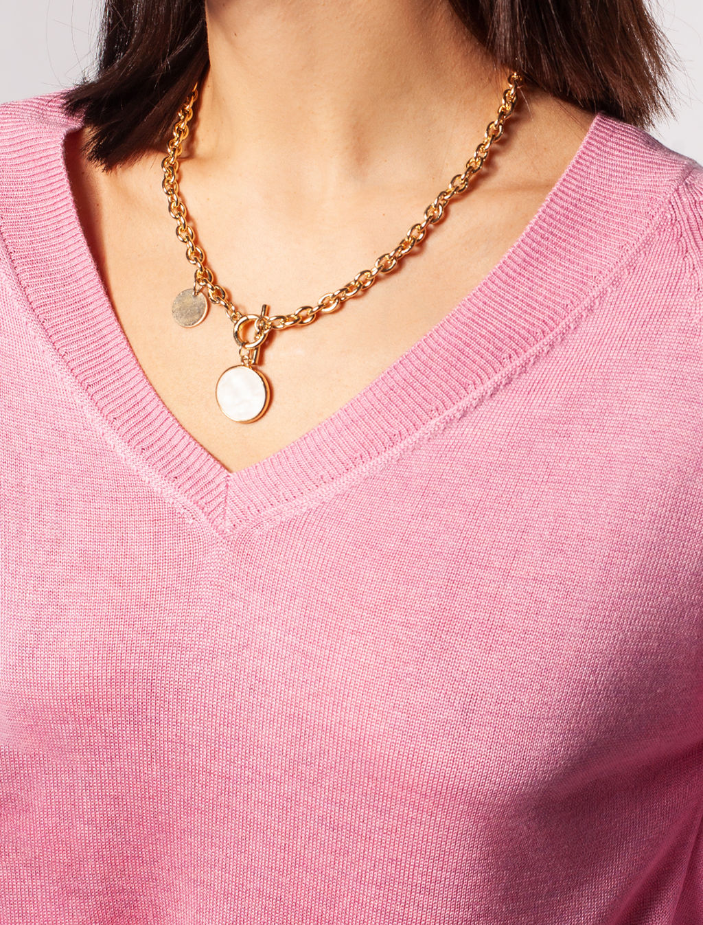 VILATTE / Джемпер тончайшей вязки из мягкой вискозы с эффектом меланж  фото 5