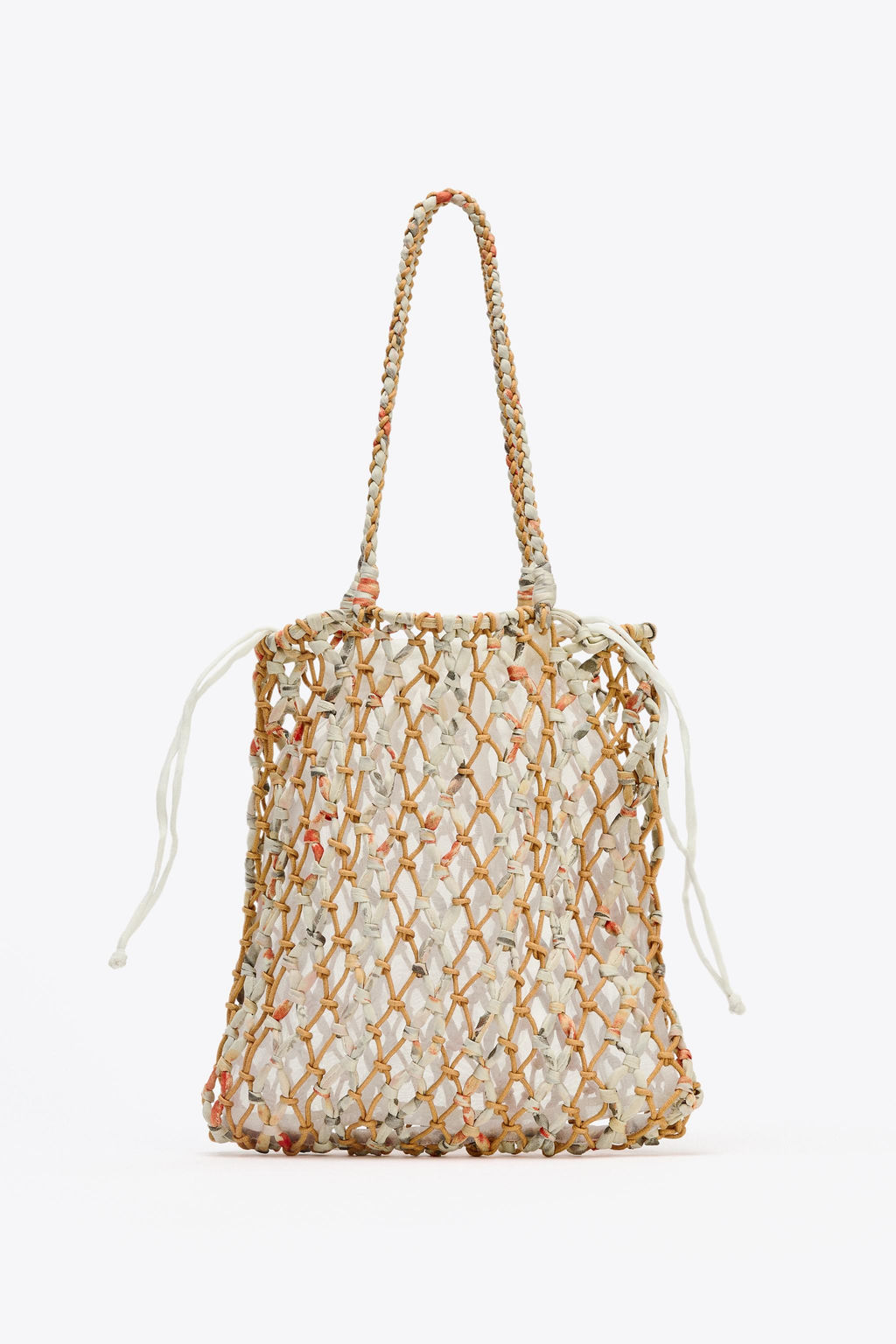 BRAIDED WOVEN HANDBAG - Zara фото 4