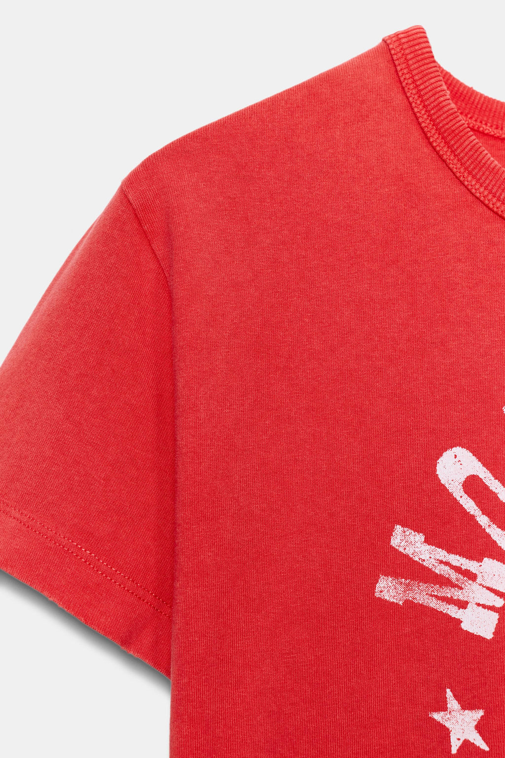 CAMISETA TEXTO DELANTERO / Rojo - Zara фото 5