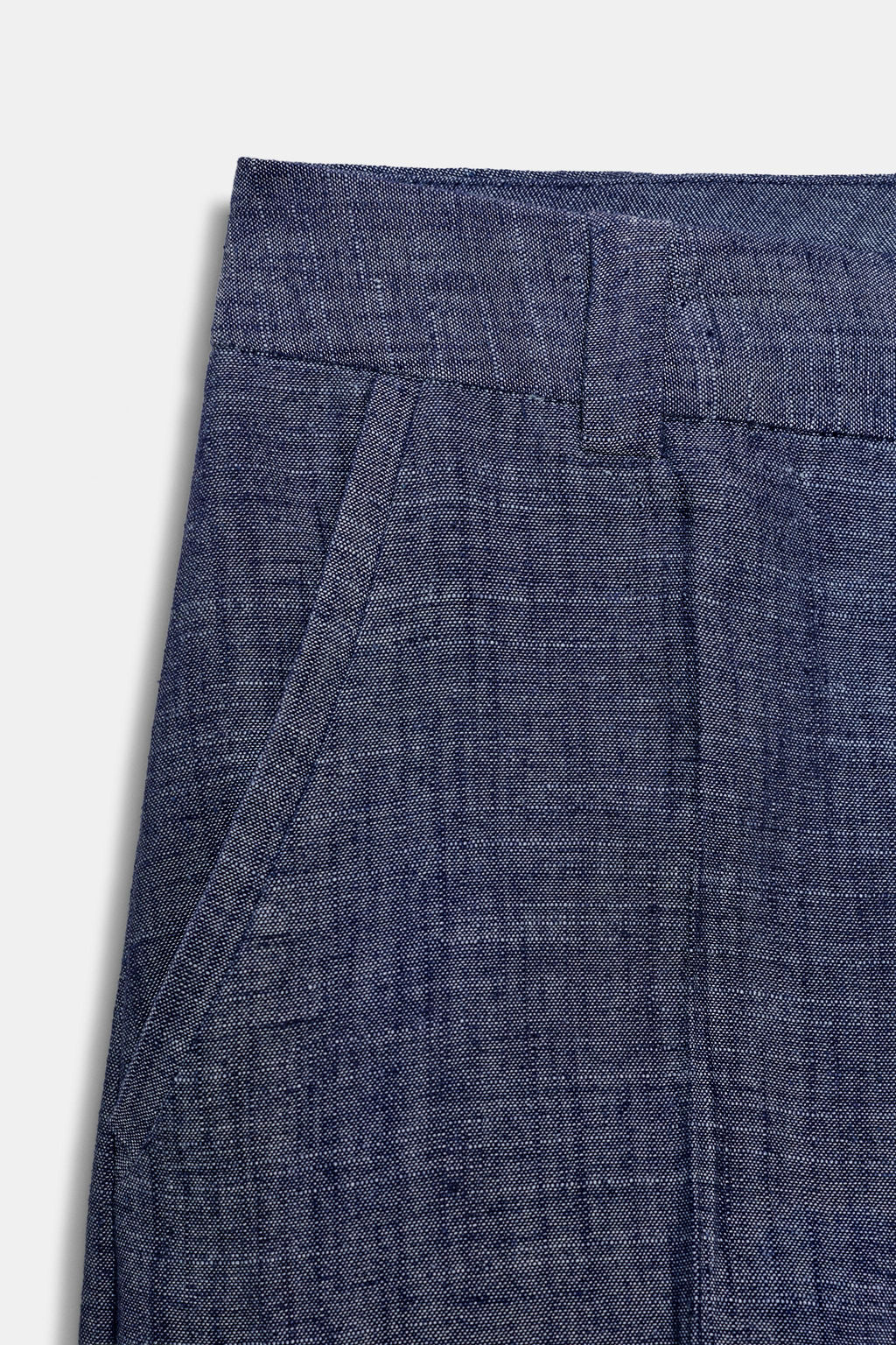 PANTAL?N CULOTTE TIRO ALTO SET / ?ndigo
