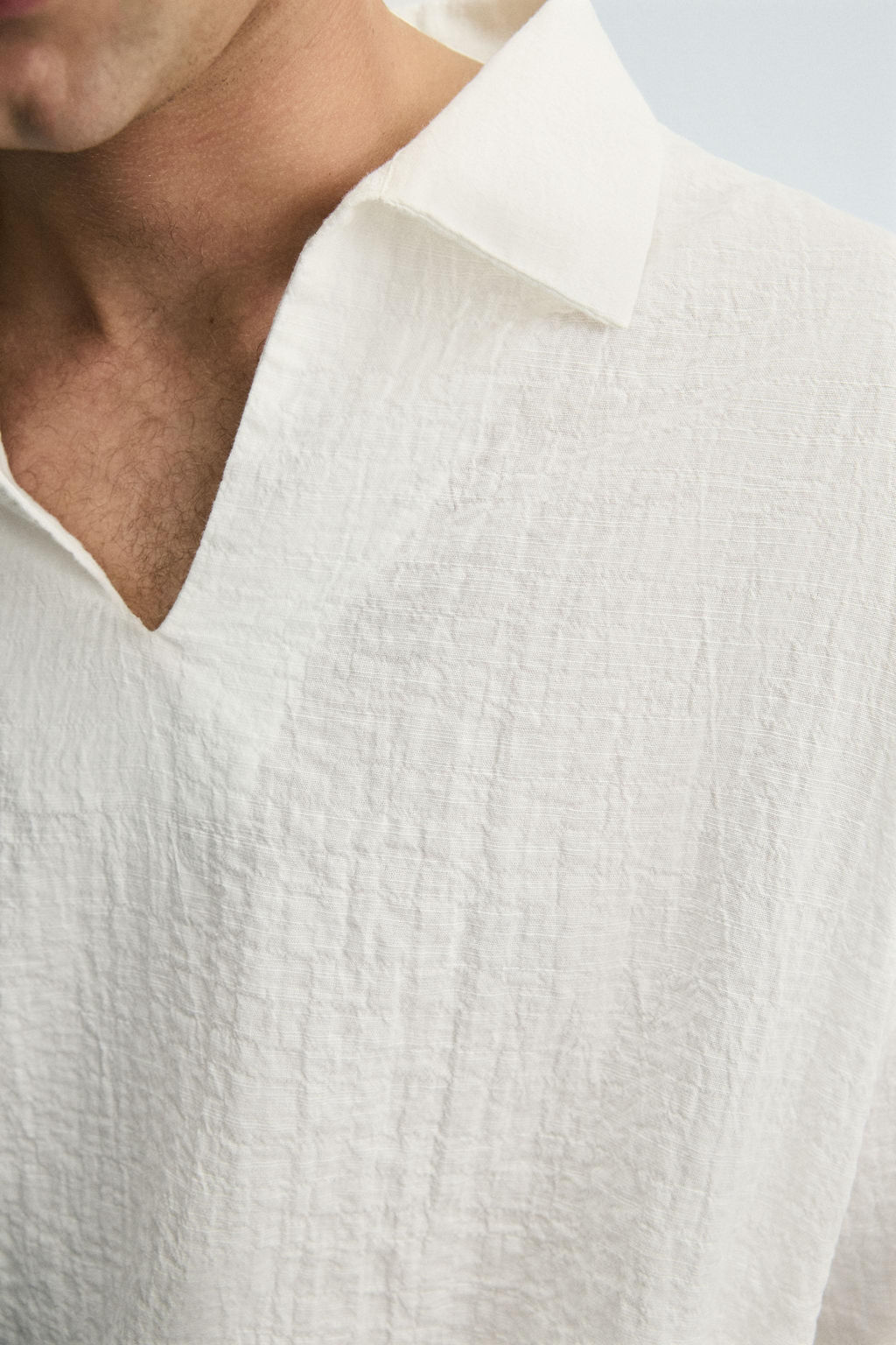 TEXTURED POLO SHIRT - Zara фото 14