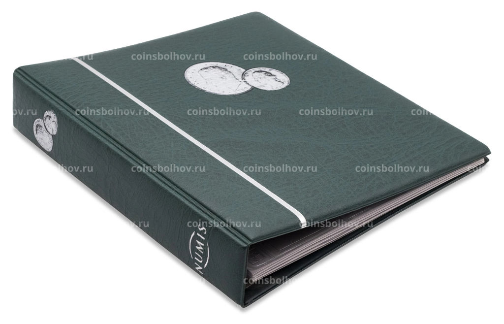 Альбом для монет с 5 листами формат Numis Зеленый LEUCHTTURM 300115