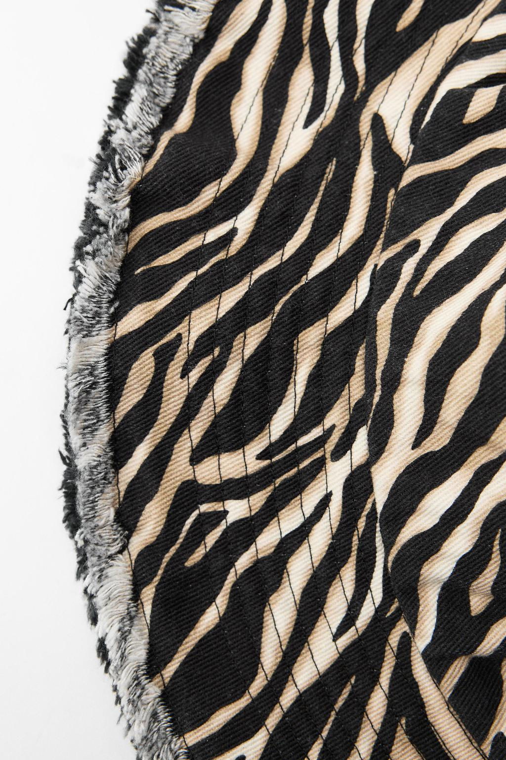 ANIMAL PRINT BUCKET HAT - Zara фото 4