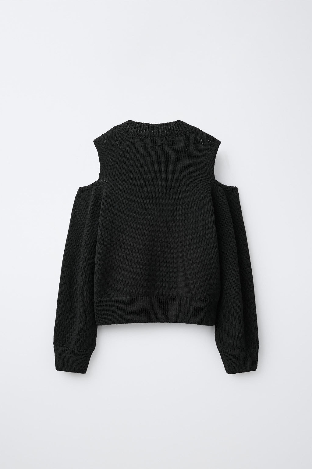 JERSEY PUNTO CUT OUT STRASS / Negro - Zara фото 2