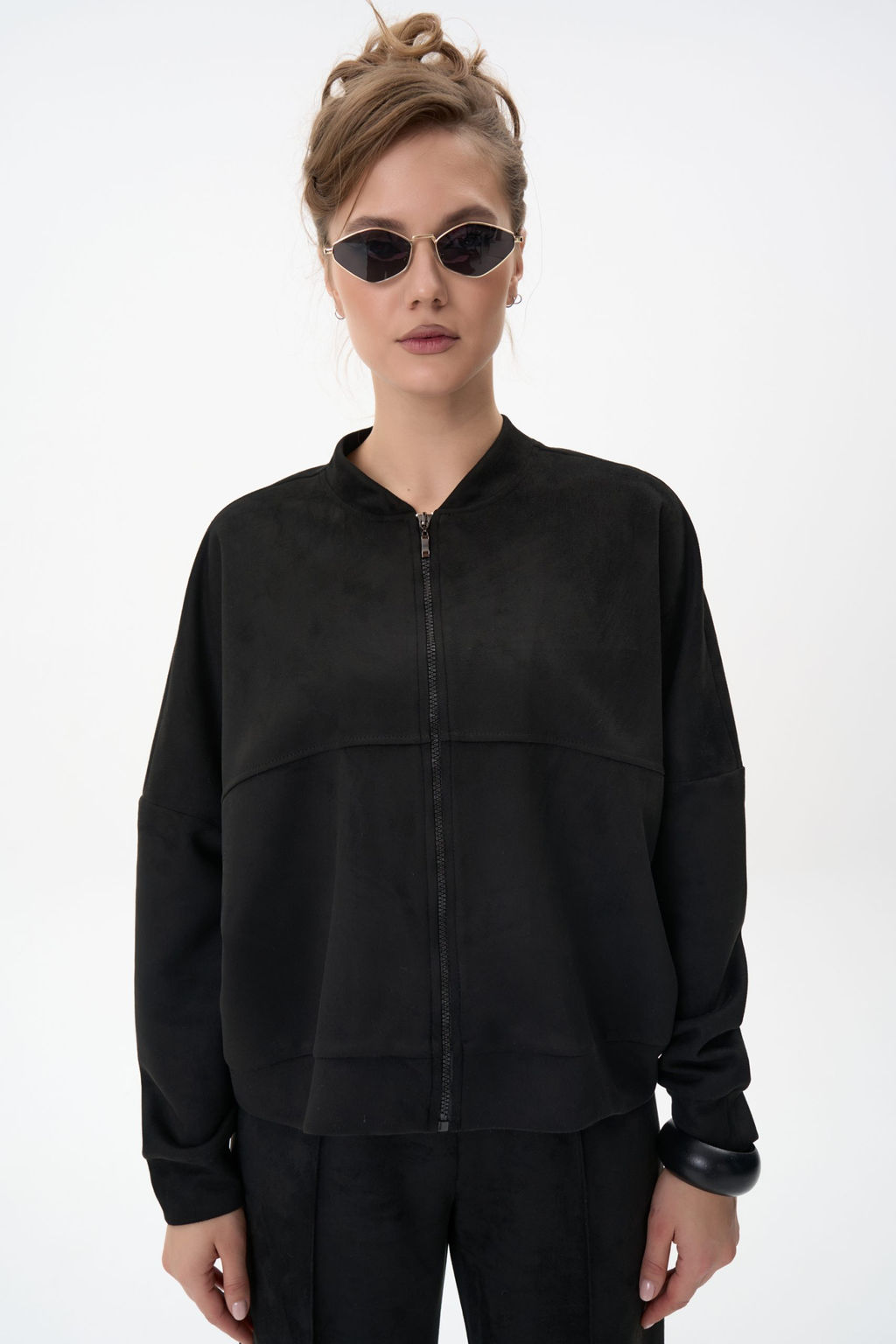 Бомбер Майли (чёрный) - Эльза фото 5