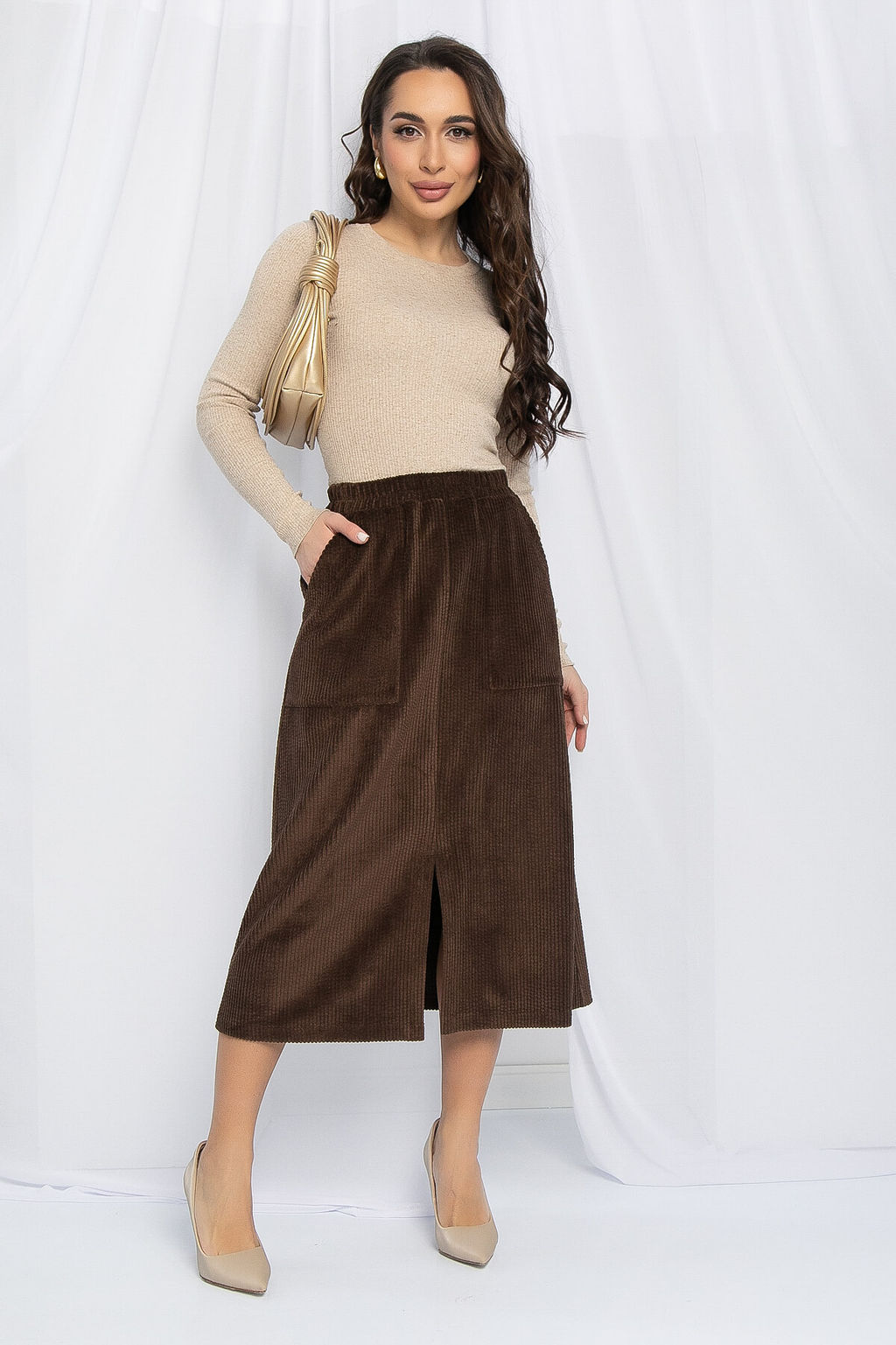 Юбка Лилиана (шоколад) Ю13097-9М - Lt collection фото 3