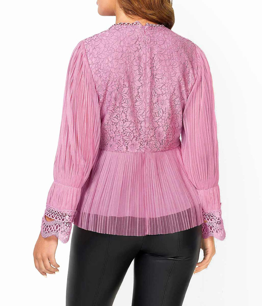 Блузка, розовая - Ashley brooke фото 4