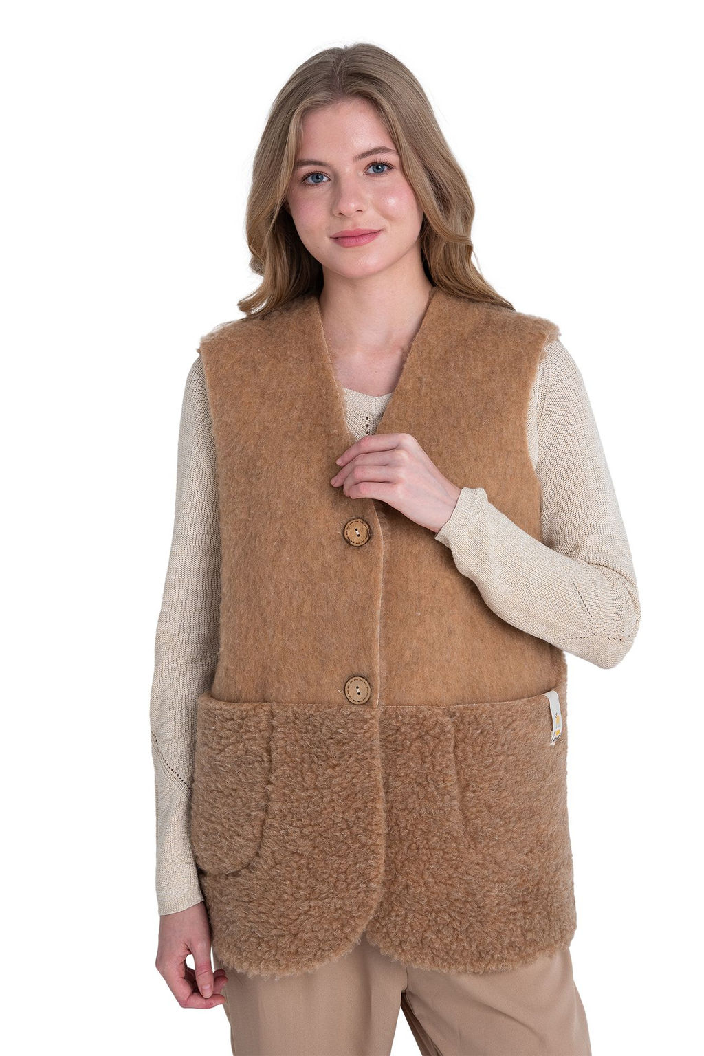 Жилет женский Комфорт - Woollamb фото 11