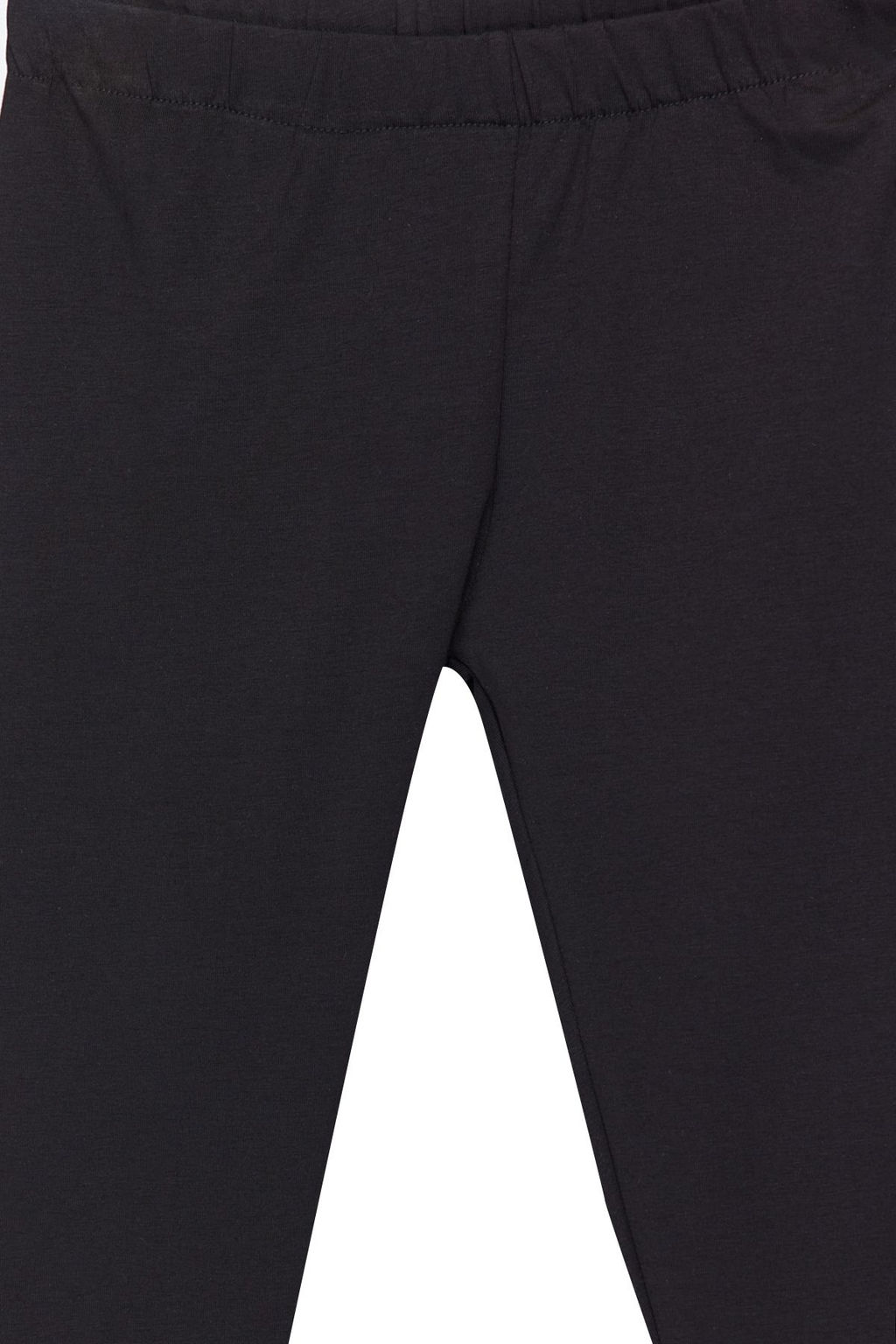 Siyah K?z Cocuk Pamuklu Basic Esnek Orme Tayt TKDSS24TA00005 - Trendyolmilla фото 5