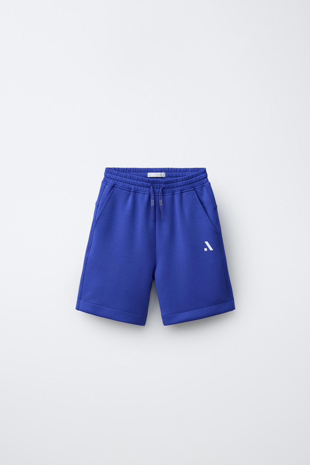BERMUDA SPORTY LOGO / Morado