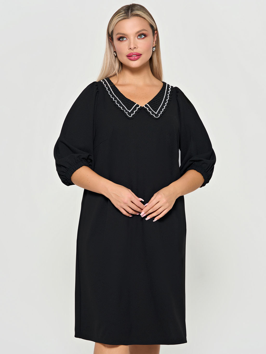 Платье 0218-2 чёрный кварц - Dora фото 125