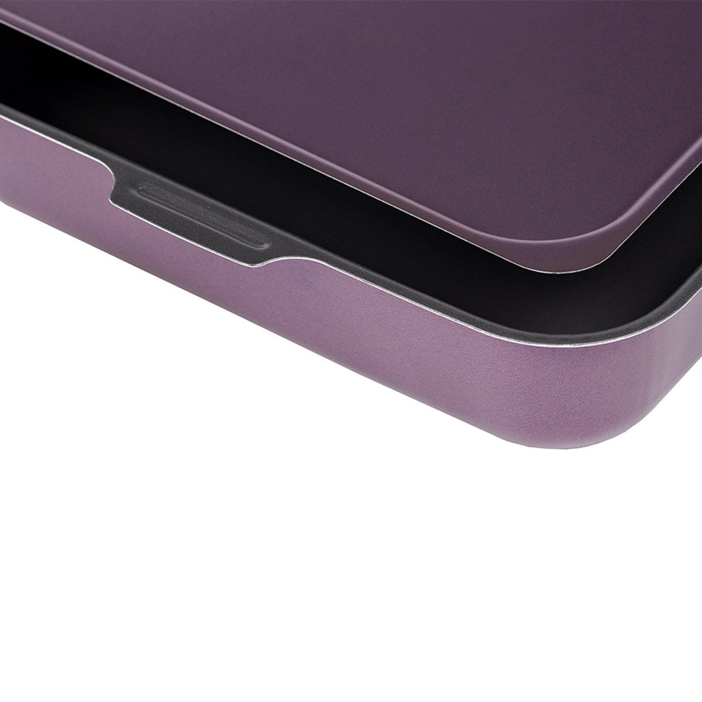 Violet Противень с антипригарным покрытием 19х25х5,7см, s0,9мм, металлическая крышка (Россия) - Домашняя мода фото 7