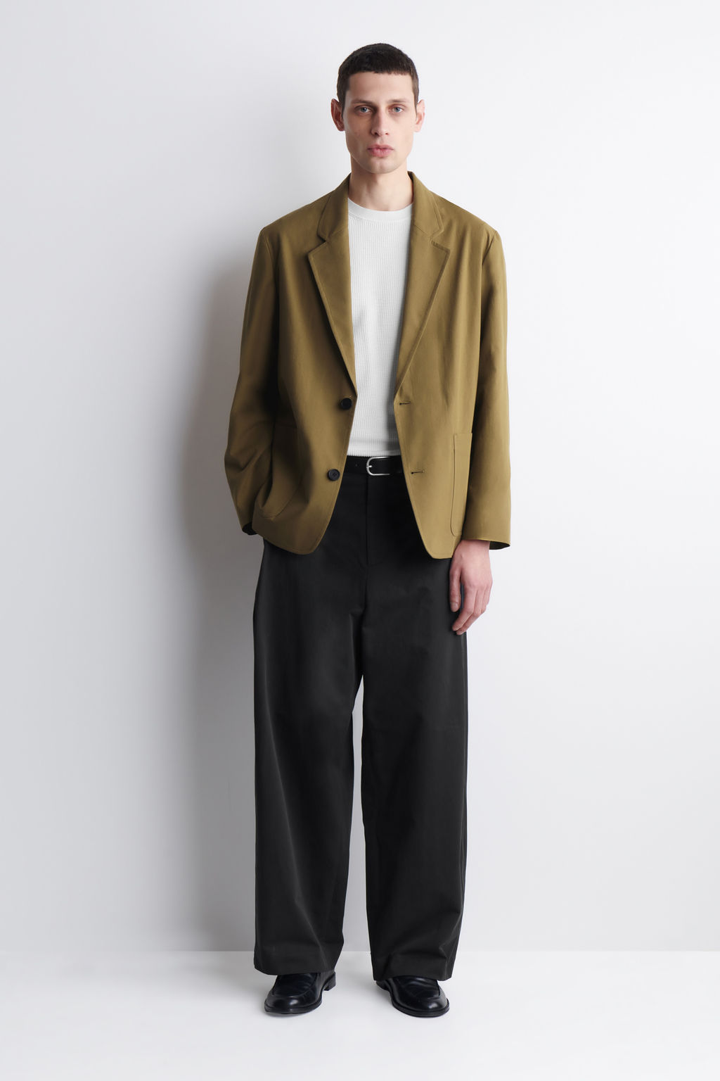 BLAZER DESESTRUCTURADA DE ALGOD?N