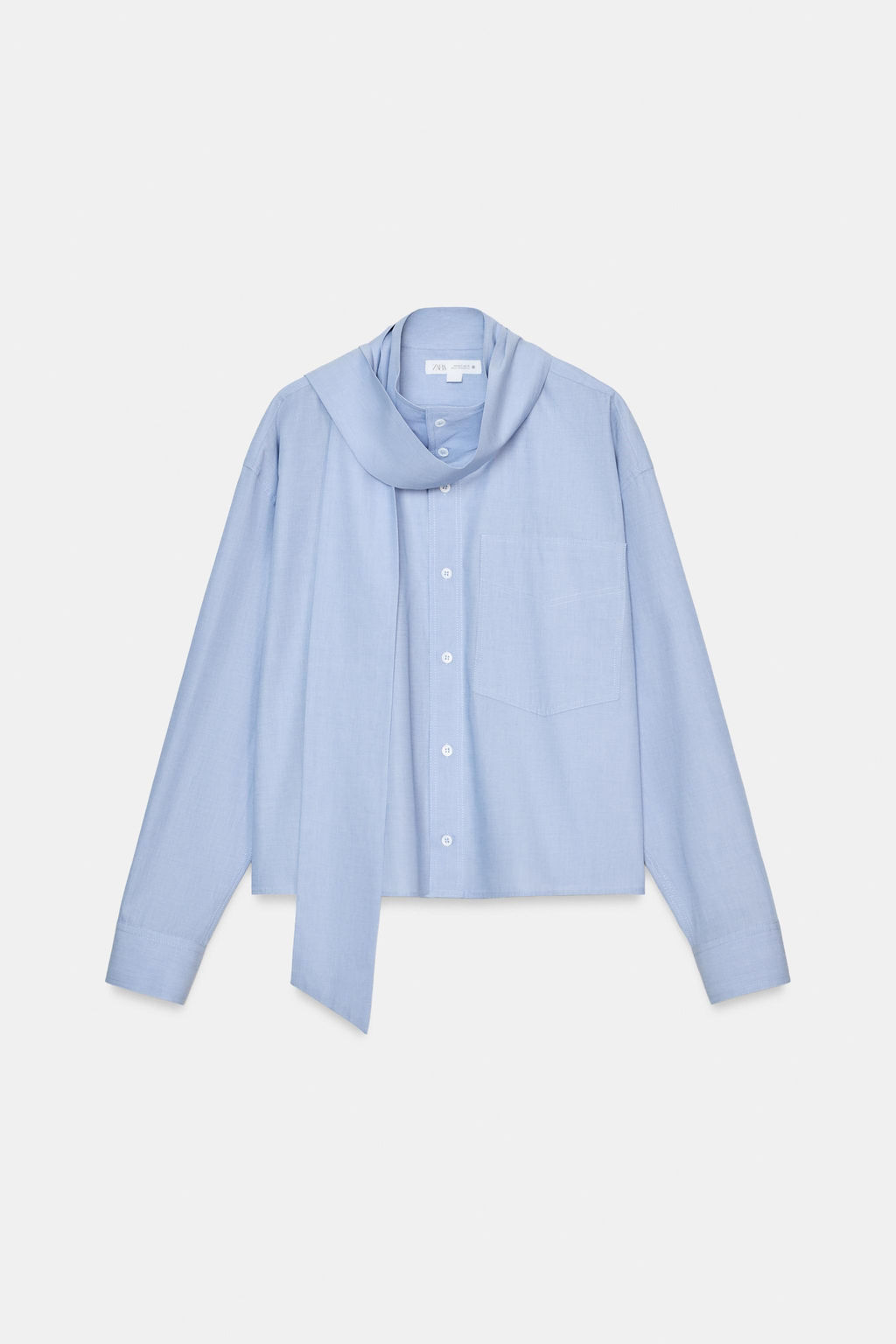 ZW COLLECTION BOW SHIRT - Zara фото 16
