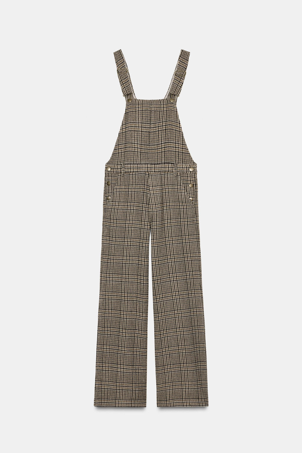 CHECKED WOOL BLEND JUMPSUIT - Zara фото 8