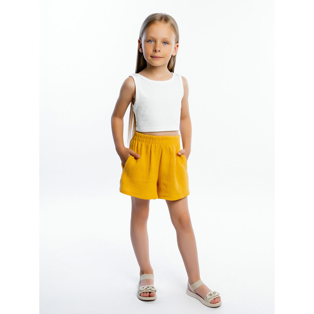 Комплект топ кулирка, шорты муслин 7015900102 - Youlala фото 4