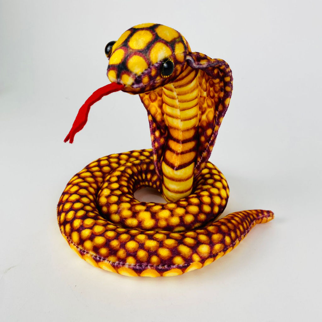 Мягкая игрушка змея - Кобра 20 см - Storyland фото 10