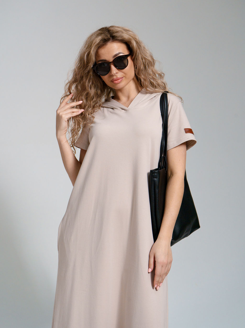 970 Платье-мантия "Бежевый"