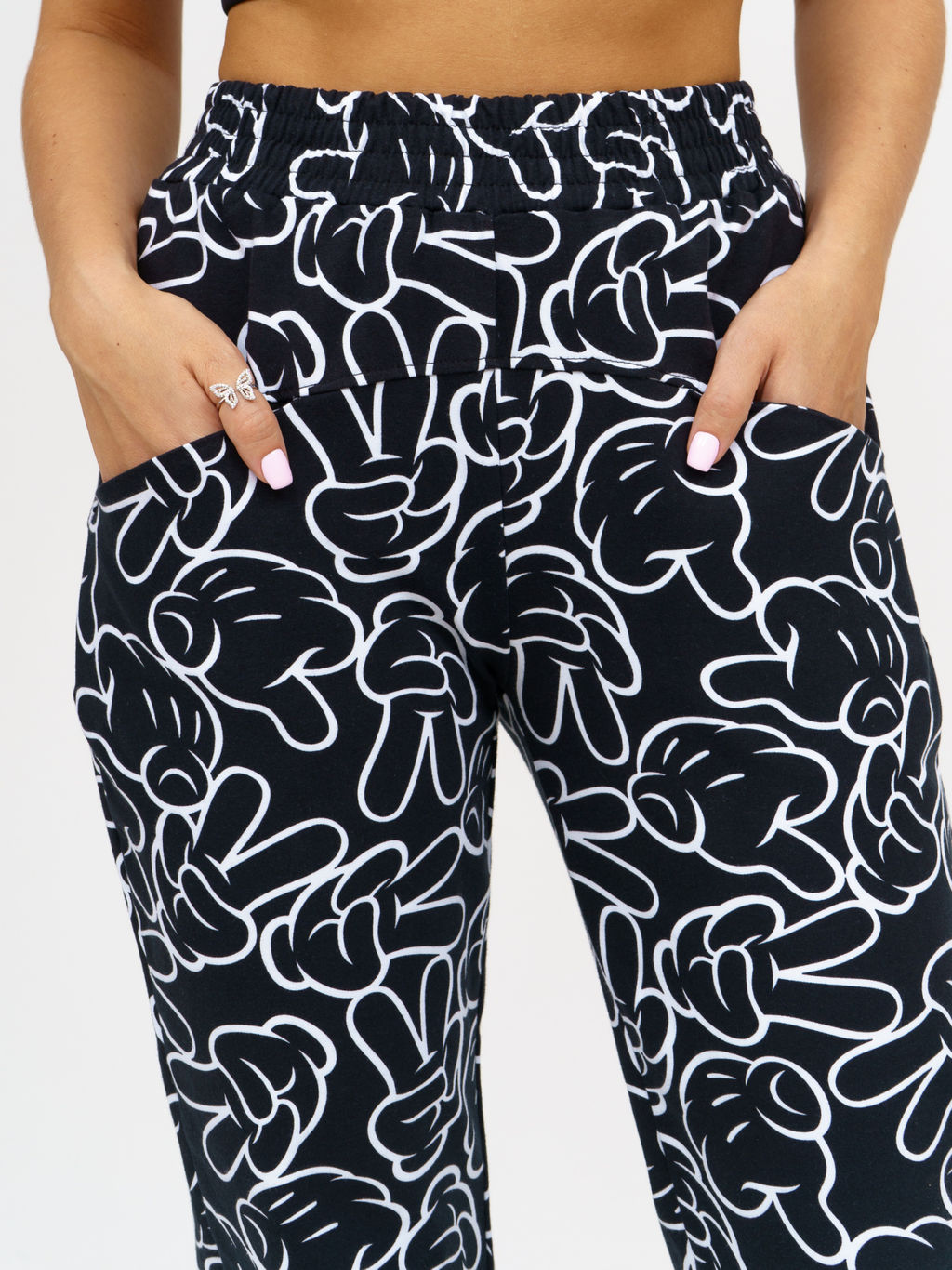 953 Брюки "Черный/микки"