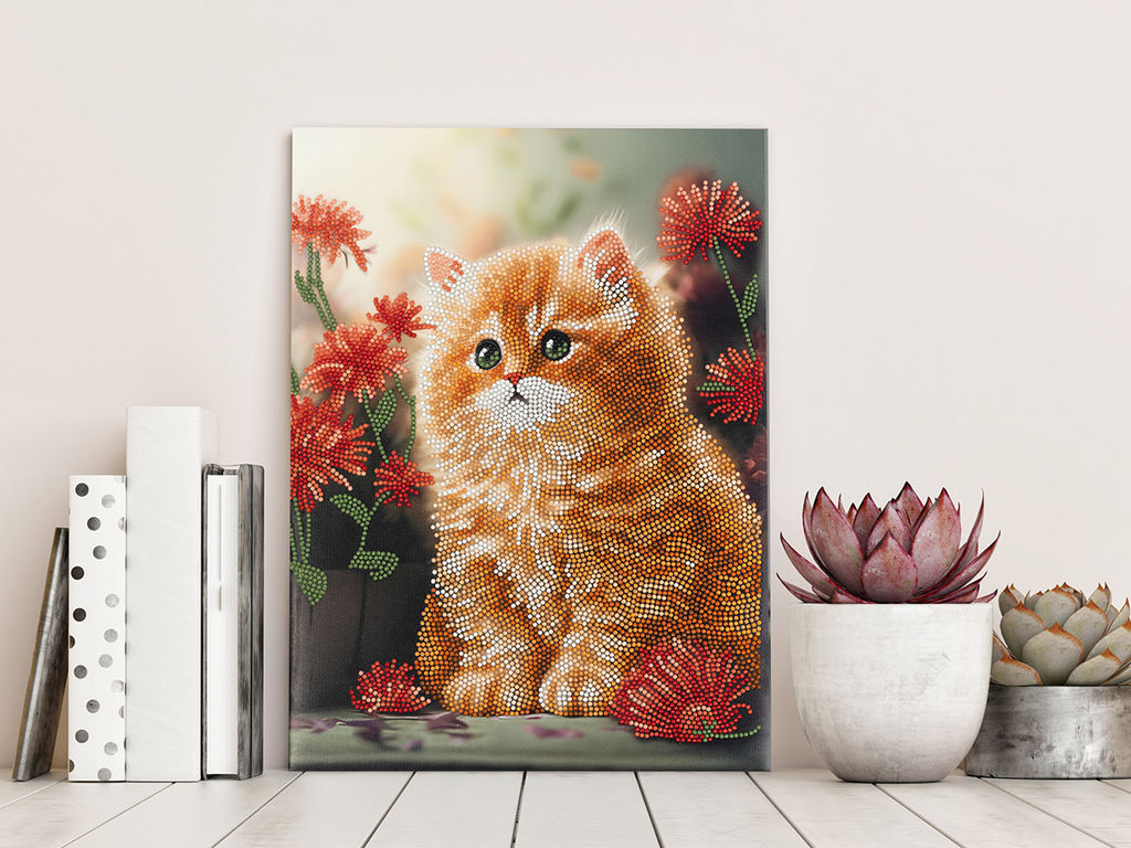 Кристальная (алмазная) мозаика ФРЕЯ ALPD-202 на подрамнике В цветах 30 х 40 см