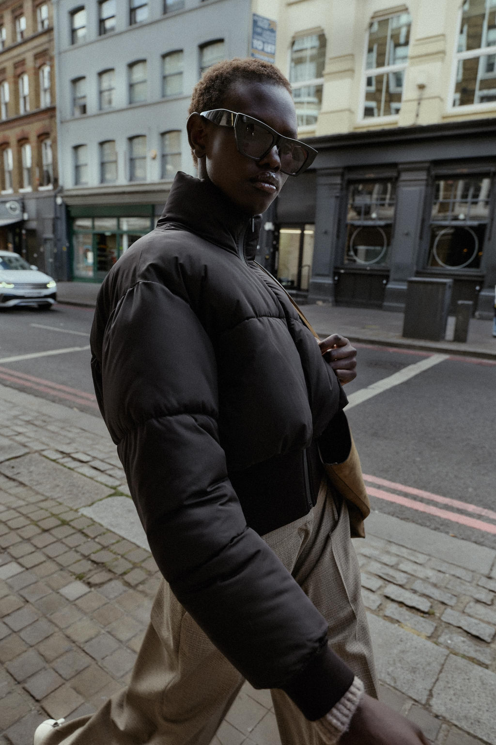 COMBINED CROPPED PUFFER JACKET - Zara фото 2