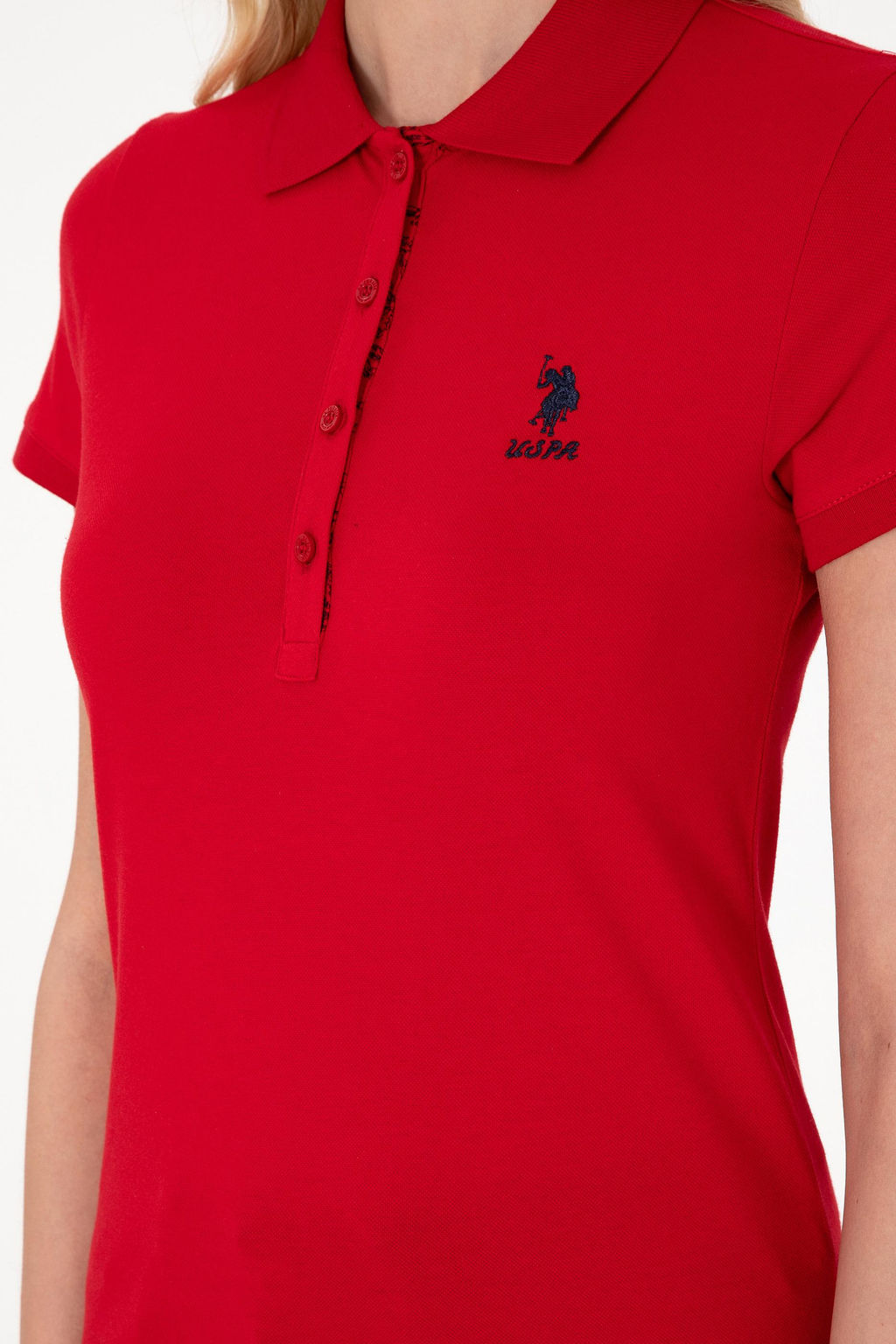 Kad_n K_rm_z_ Basic Polo Yaka Ti__rt Sepette S_rpriz _ndirim - U.s. polo assn фото 7