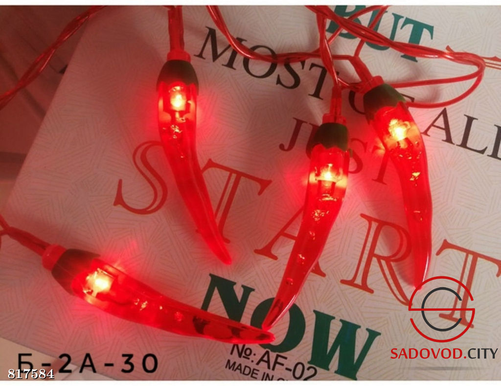 Гирлянда в виде красного перца