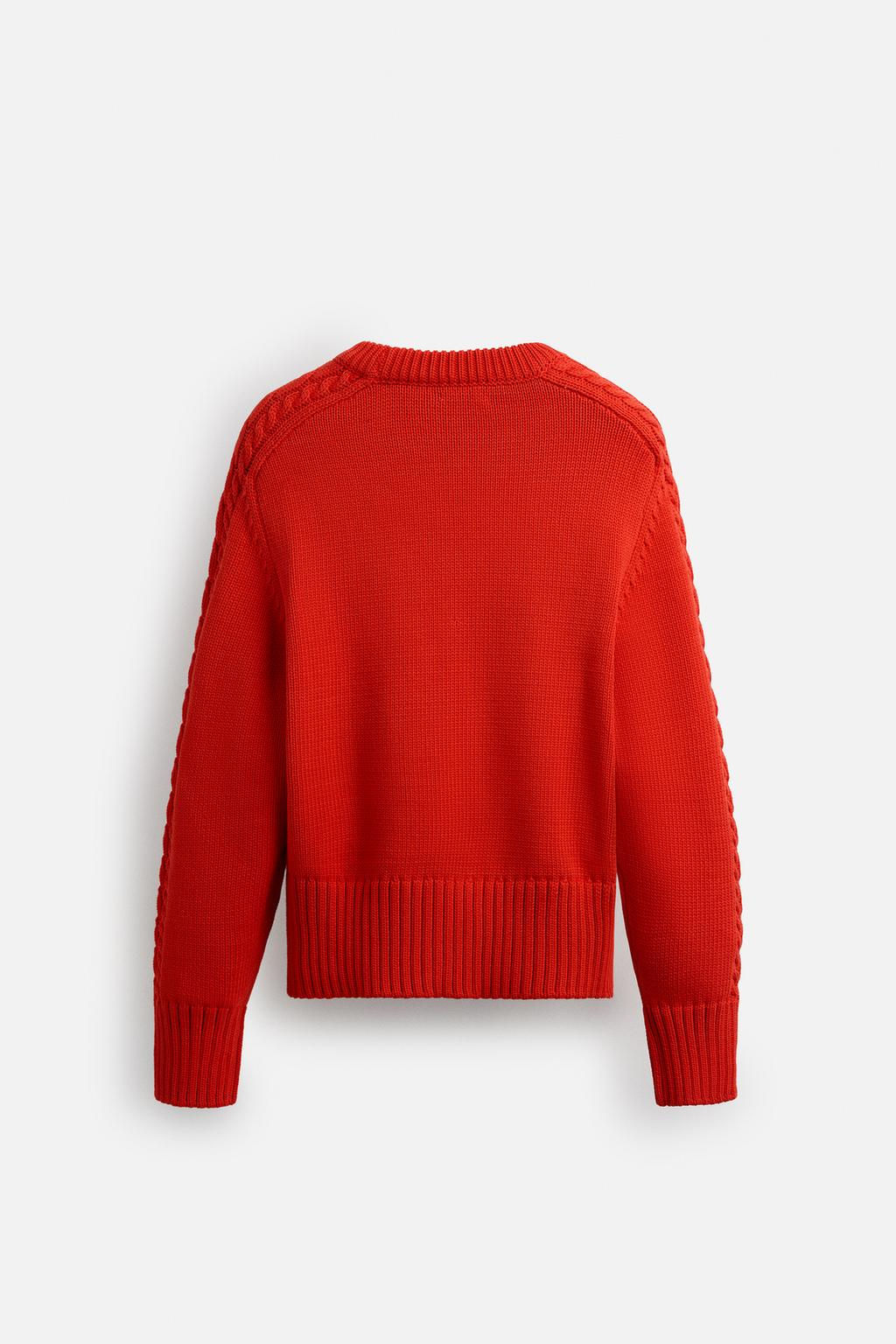 LIMITED EDITION CABLE-KNIT SWEATER - Zara фото 7