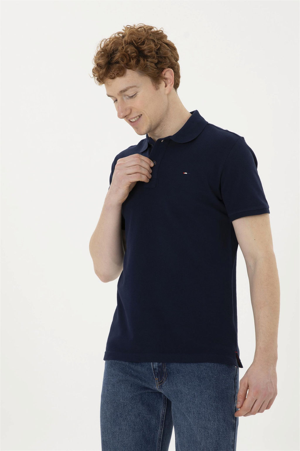 Мужская темно-синяя базовая футболка - U.s. polo assn фото 3