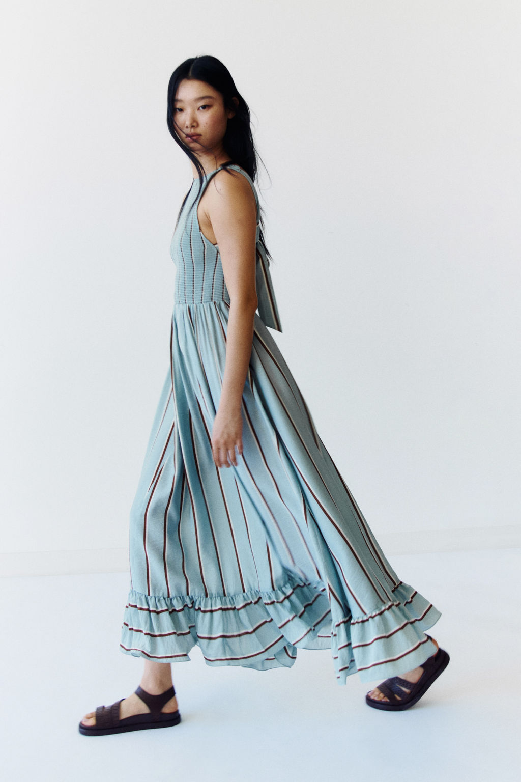 Vestido con cuerpo nido de abeja - H&m фото 2