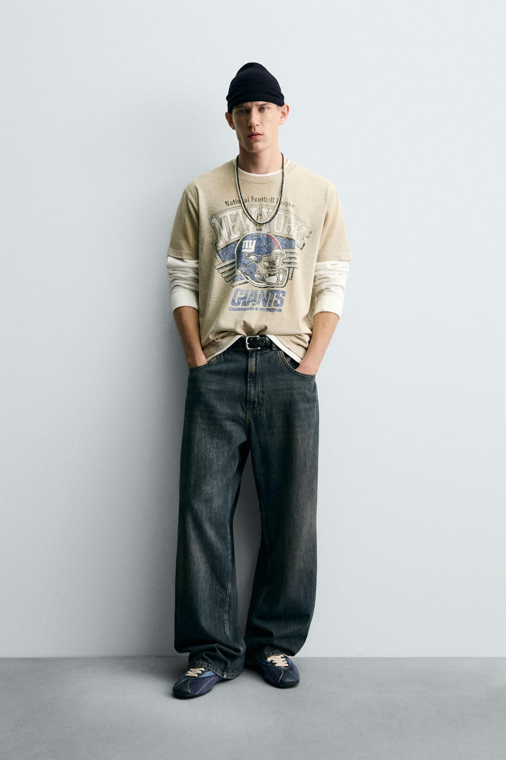 WASHED NFL NEW YORK GIANTS T-SHIRT