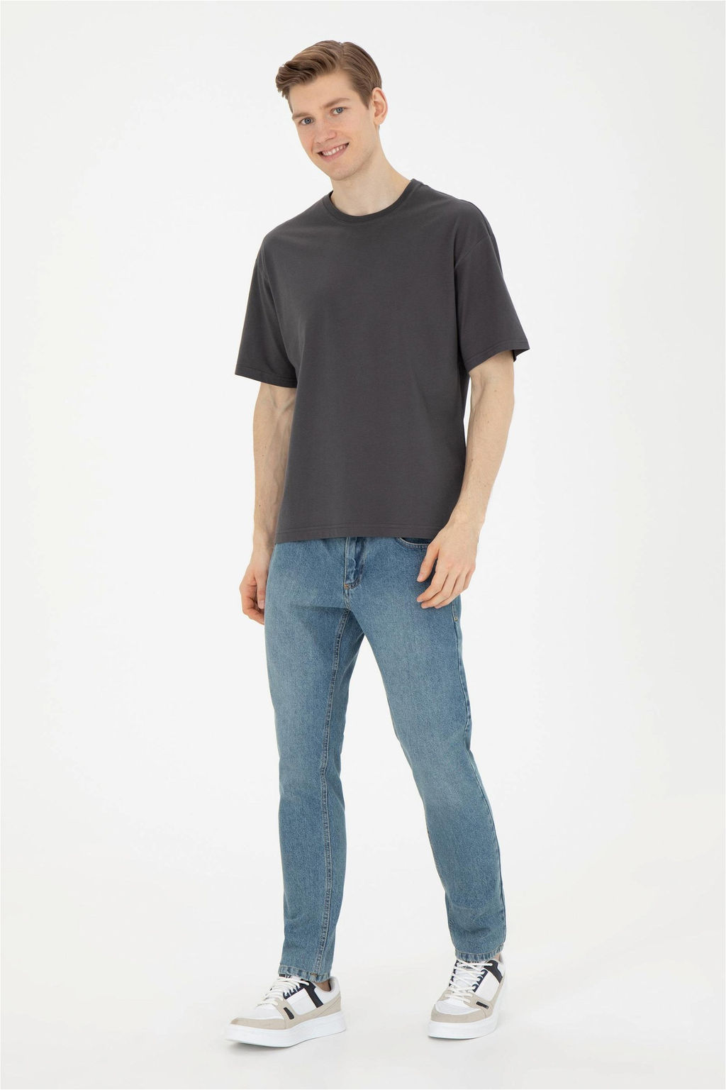 Мужская антрацитовая футболка - U.s. polo assn фото 5