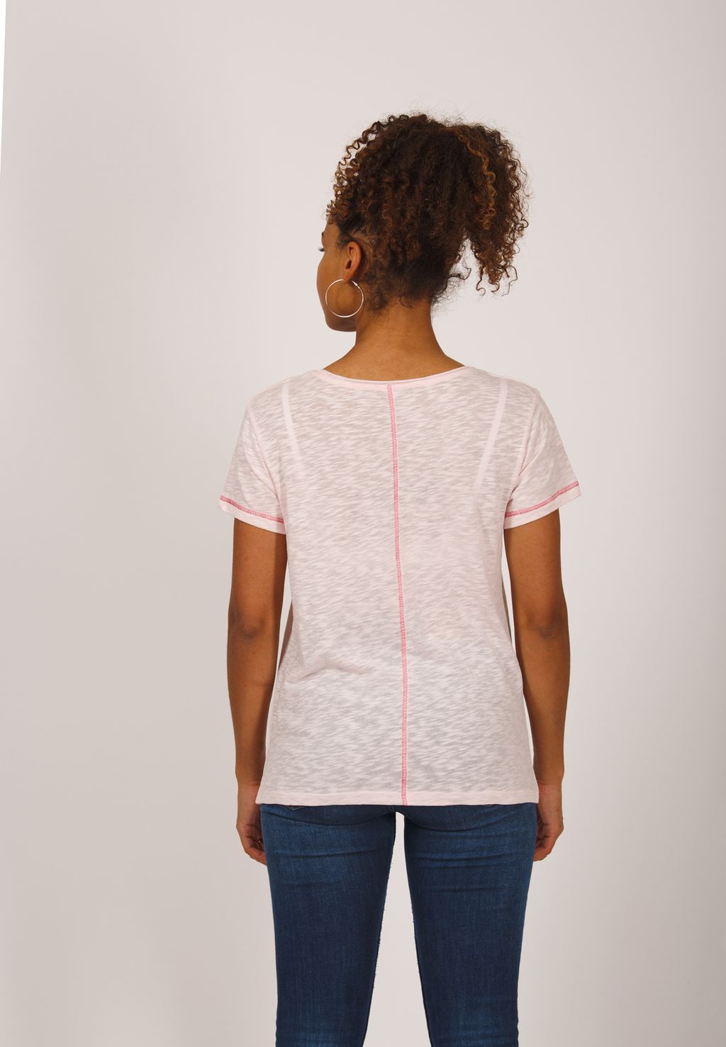 Футболка женская 2718 розовый - D.s. фото 2