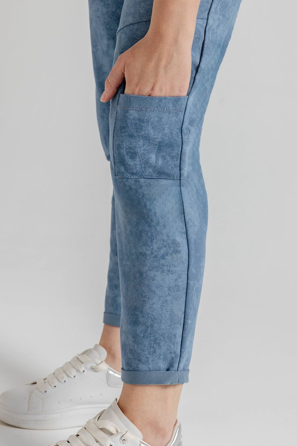 Брюки женские 102/24/Голубой варёнка - Rise фото 4