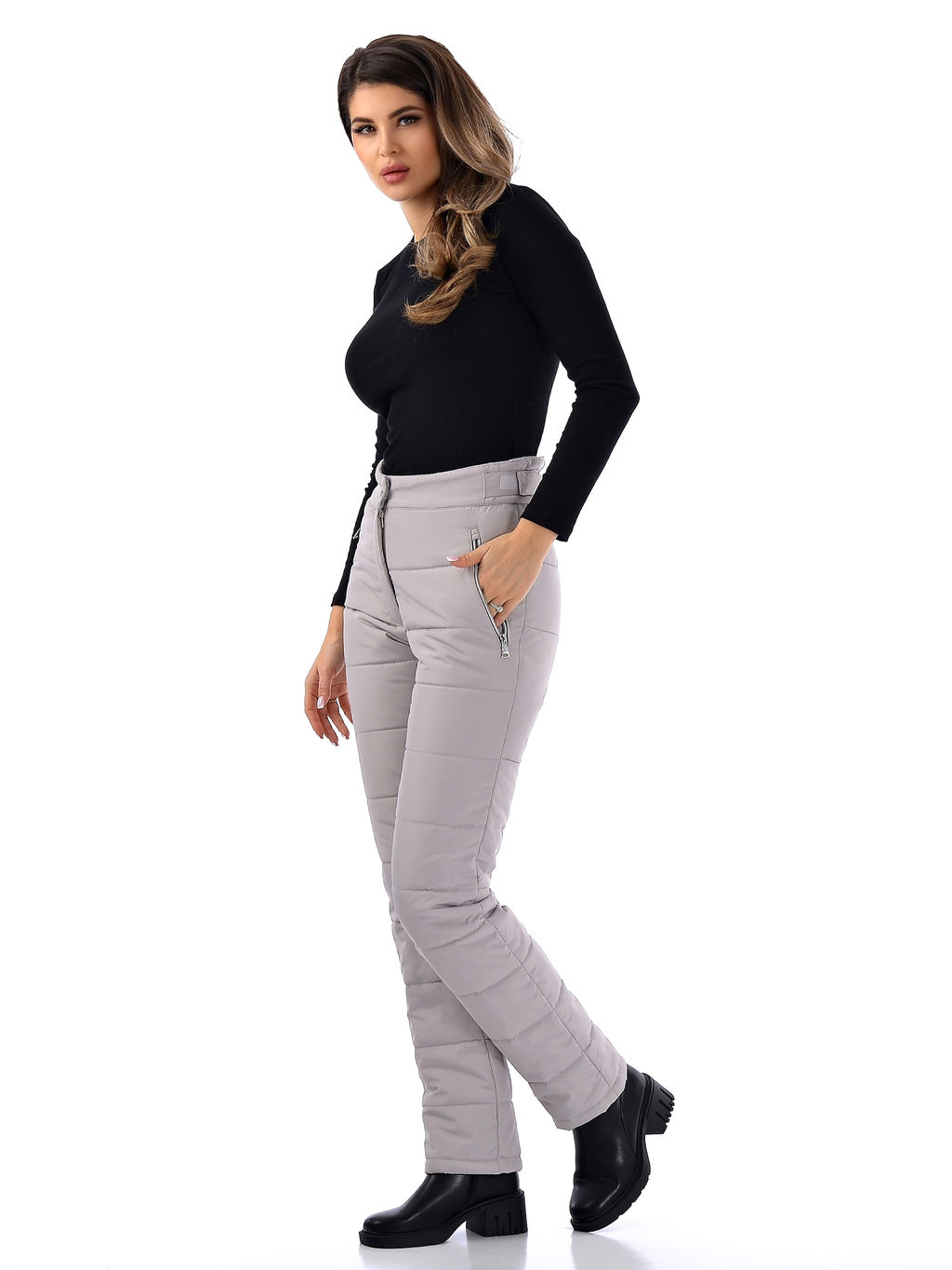 Брюки зимние, утепленные синтепоном - А+б коллекция фото 15