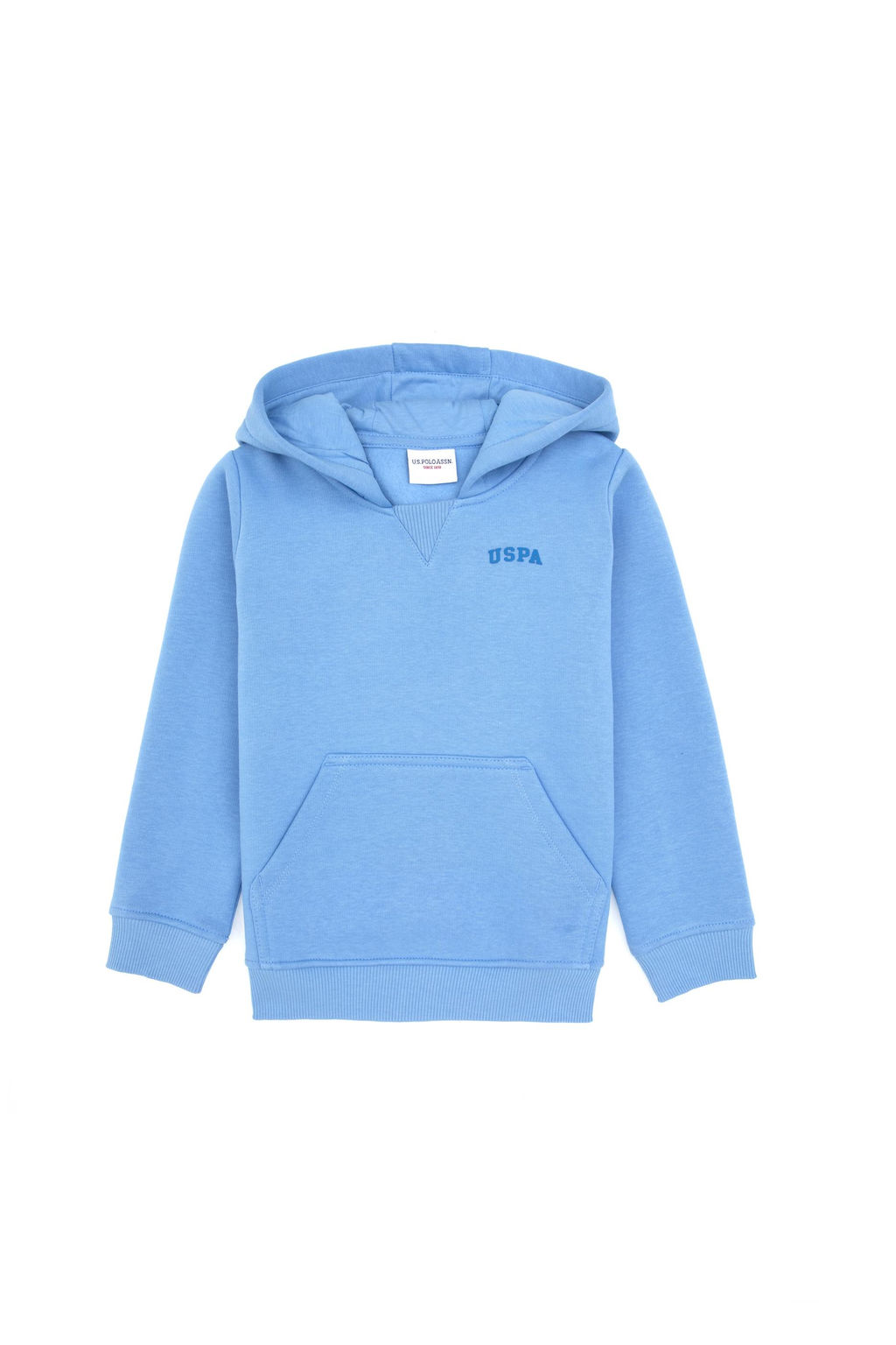 Erkek _ocuk A__k Mavi Kap__onlu Basic Sweatshirt
