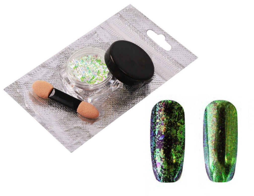 Nail Art Втирка Хлопья Юки, №118  фото 2