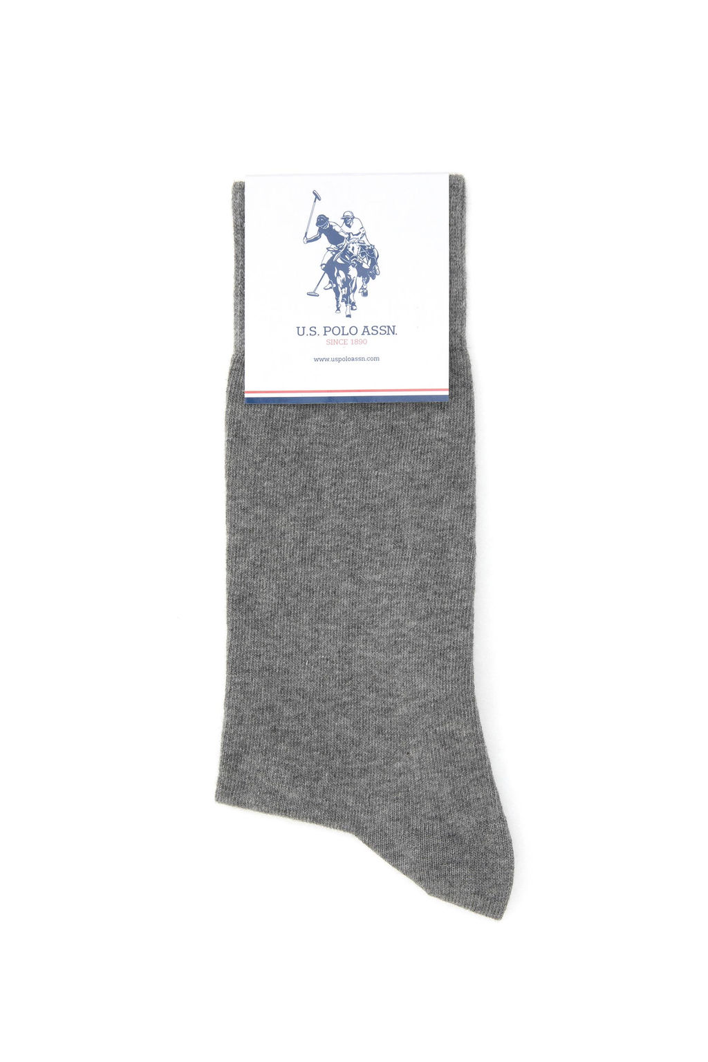 Erkek Gri Melanj Soket _orap - U.s. polo assn фото 4