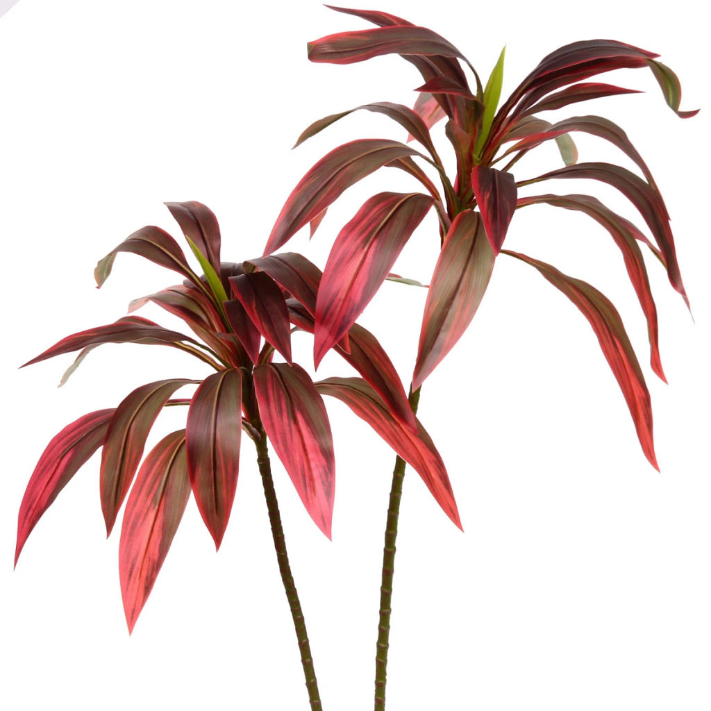Дерево искусственное "Драцена бордовая" 120см