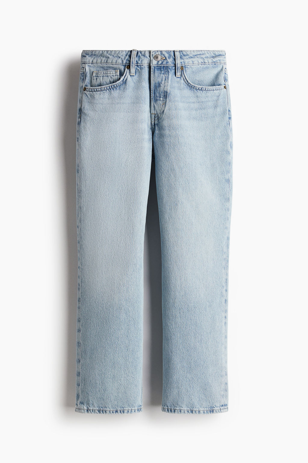 Straight Regular Ankle Jeans - H&m фото 2