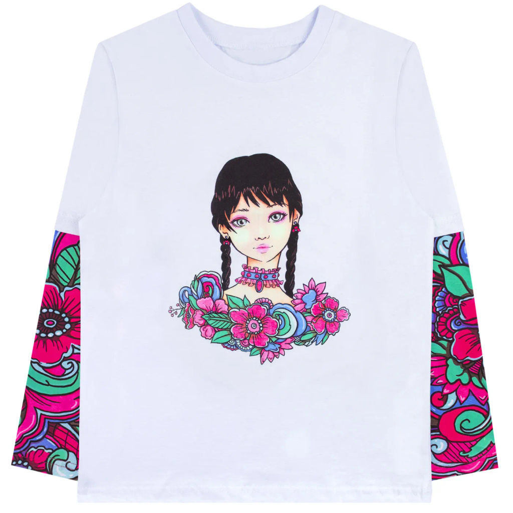 Джемпер с тату кулирка 1539100201 - Youlala фото 3