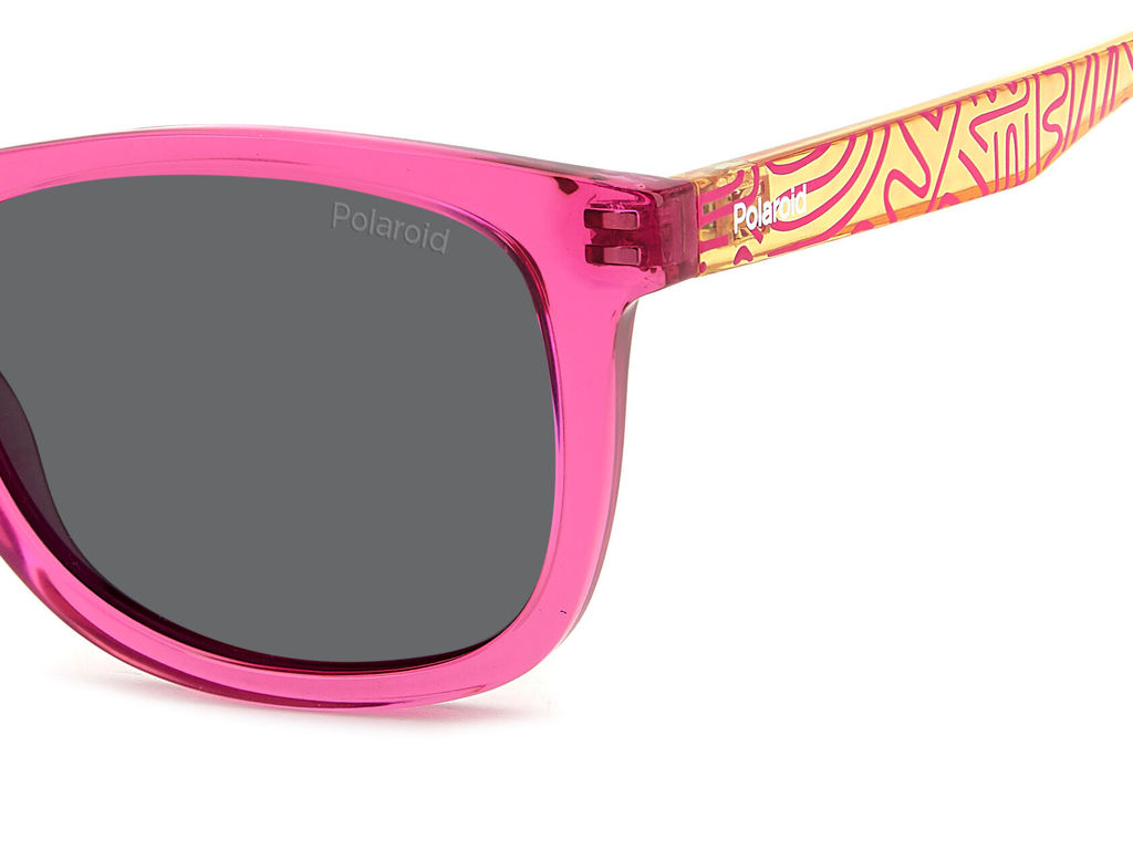 Солнцезащитные очки Polaroid Kids PLD 8060/S Розовый, детские  фото 4