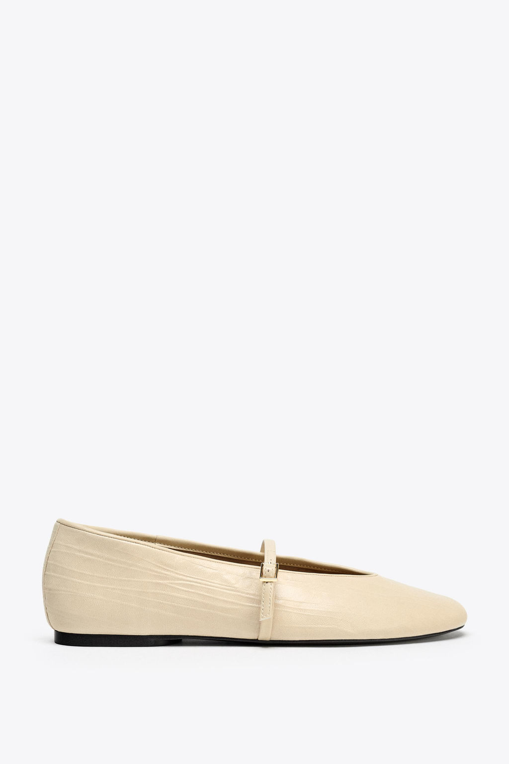 LEATHER BALLERINA - Zara фото 9