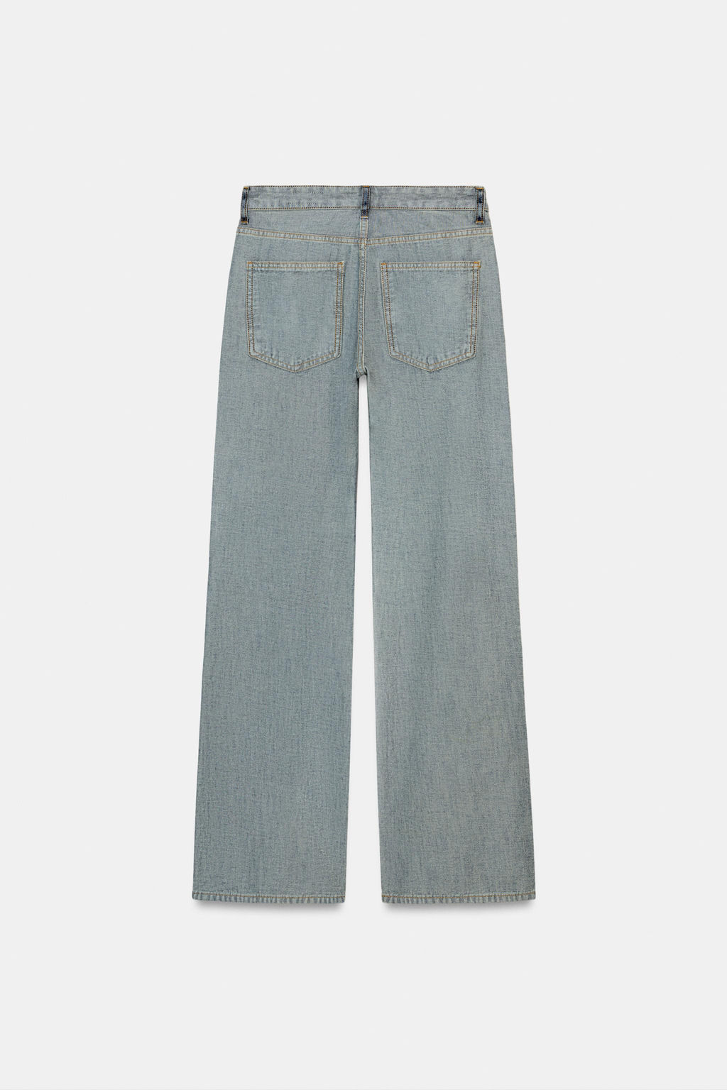 ZW COLLECTION MID-WAIST STRAIGHT-LEG JEANS - Zara фото 15