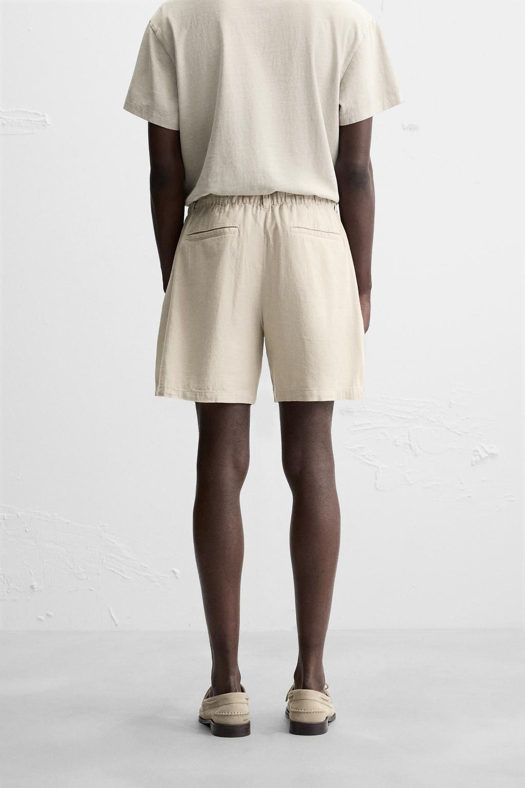 BERMUDA SHORTS LINEN BLEND - Zara фото 3