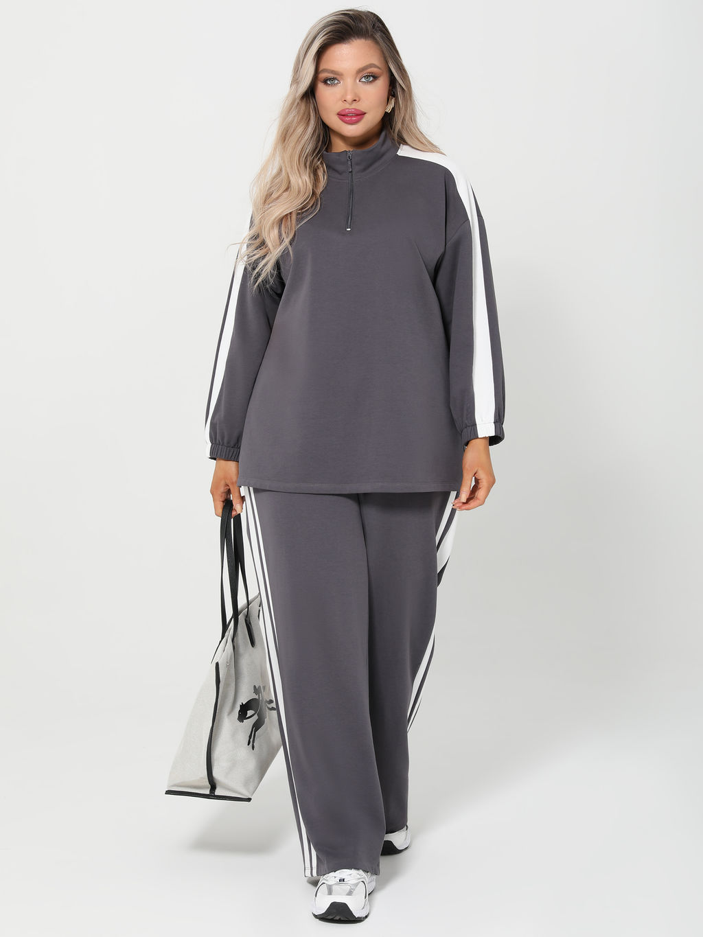 Брюки 0424-1с серый