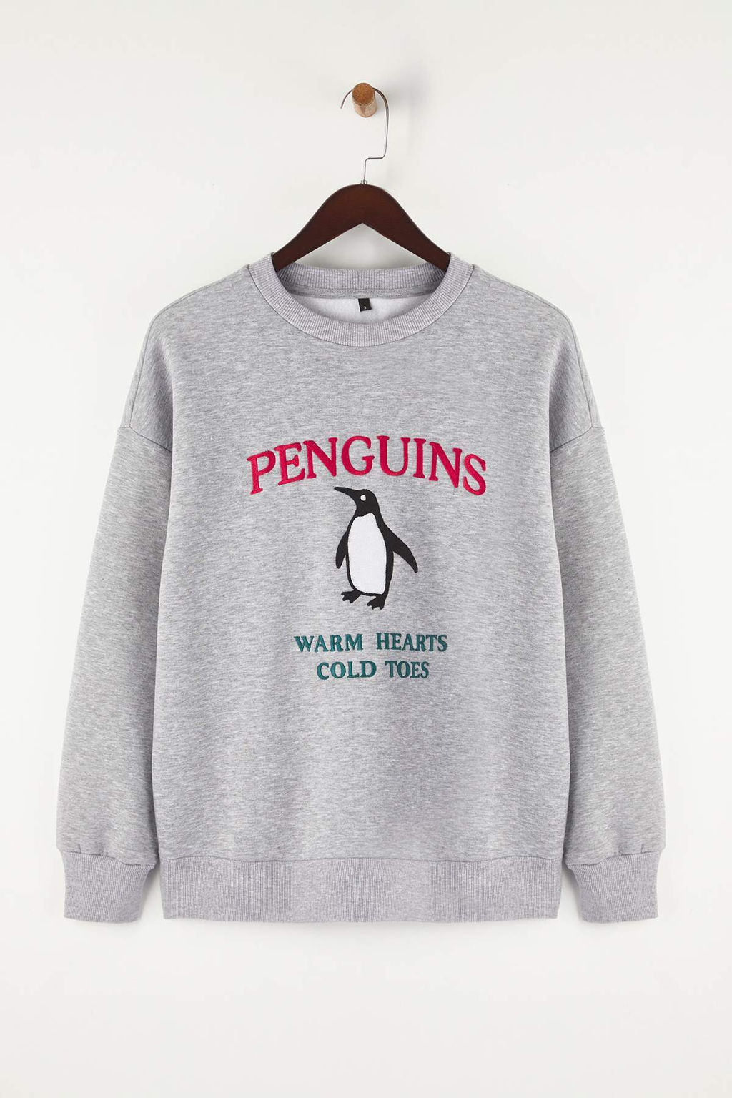 Teen Gri Melanj Orme Sweatshirt TWOAW26SW00178 - Trendyolmilla фото 5