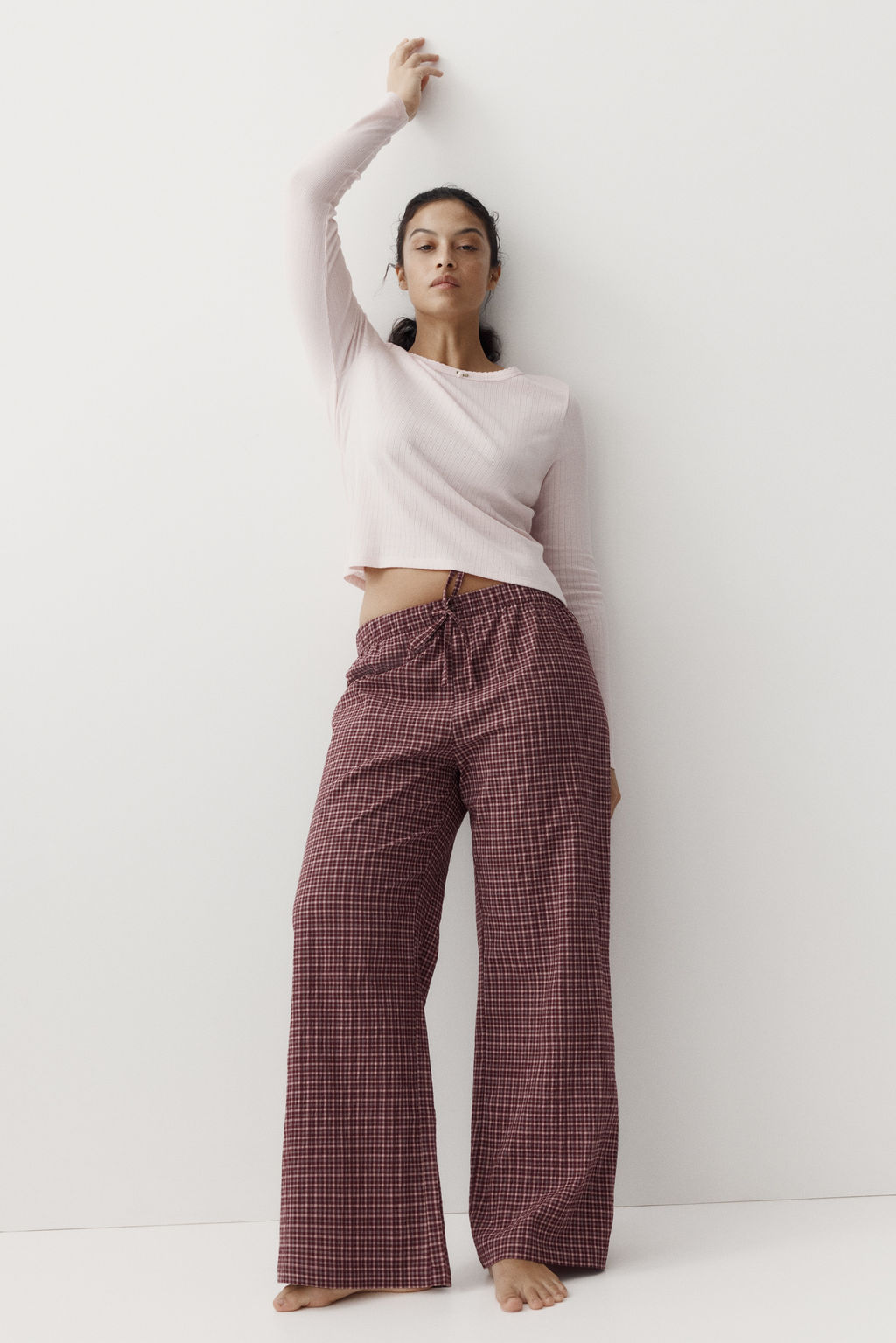 Pantal?n de pijama en algod?n - H&m фото 3