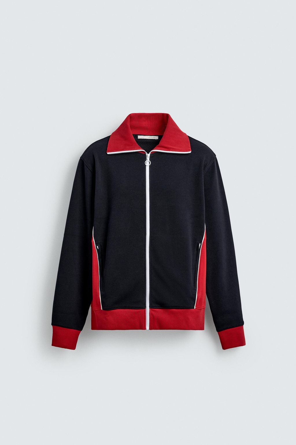 CHAQUETA COLOR BLOCK RETRO / Marino - Zara фото 7
