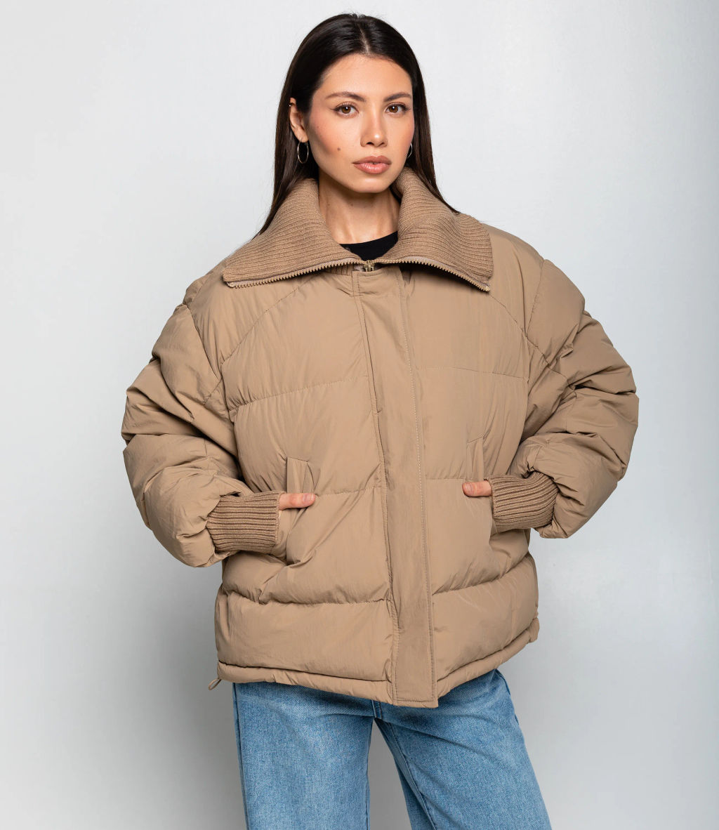 Куртка #КТ8895 (1), бежевый